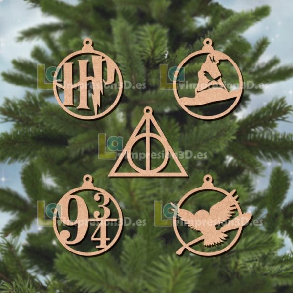 Bolas de Navidad basado en Harry Potter